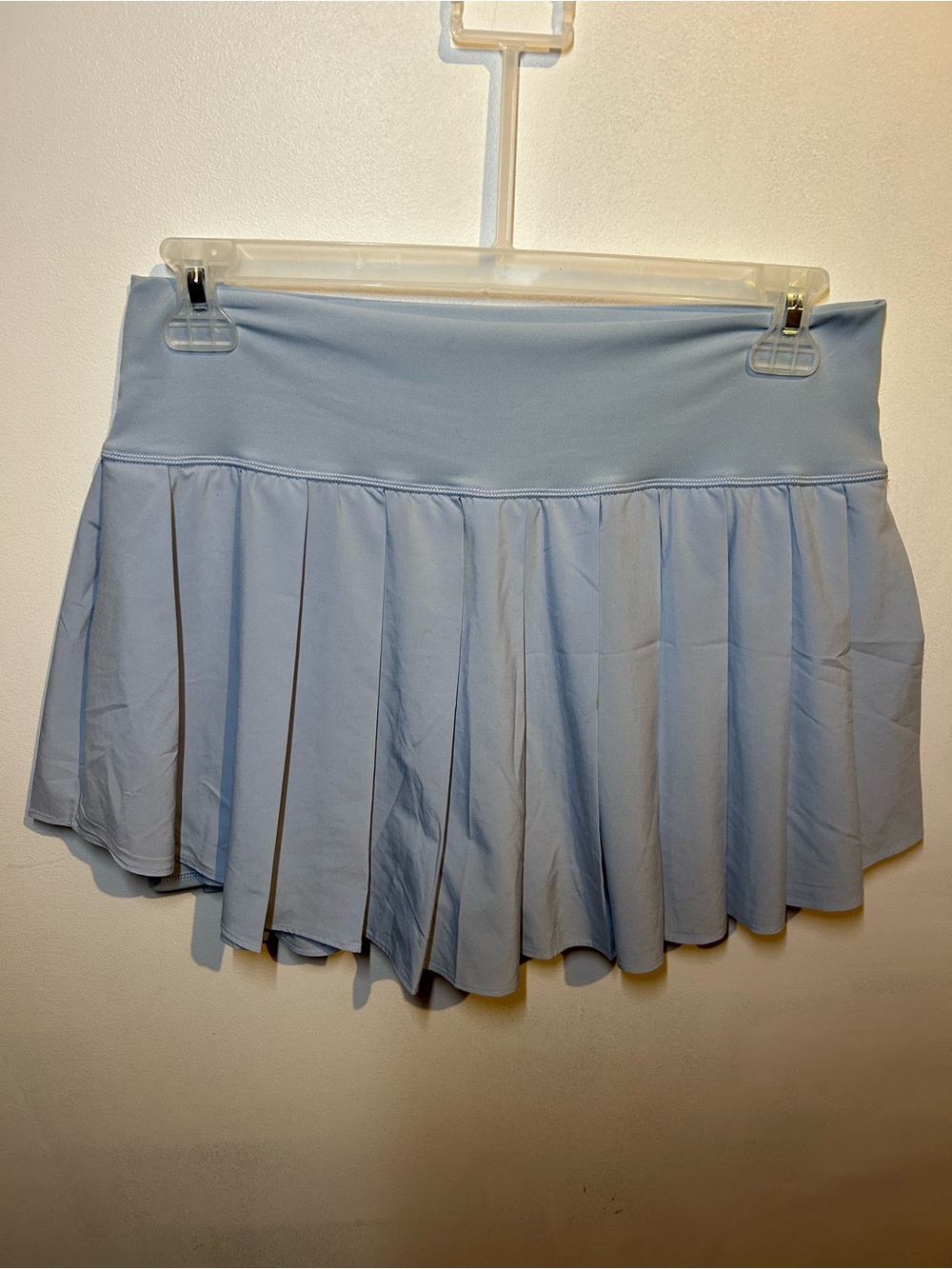 aerie Light Blue Pleated Mini Skort
